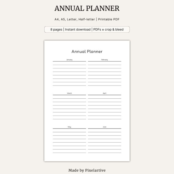 Annual Planner