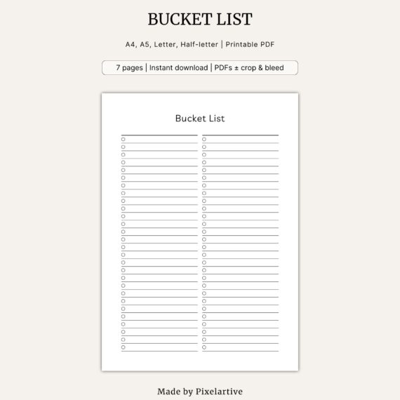 Bucket List