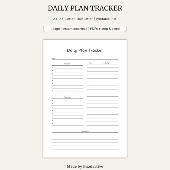 Daily Plan Tracker