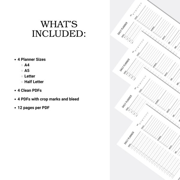 Printable 2-Page Daily Planner Template - Image 4