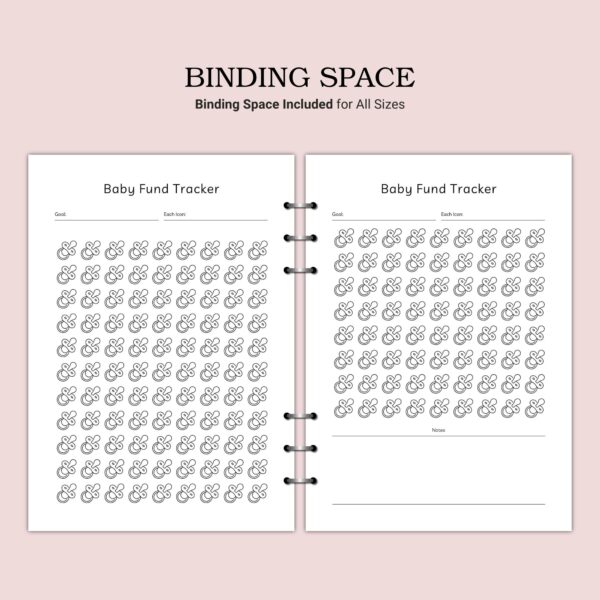 Printable Baby Fund Tracker Template - Image 4