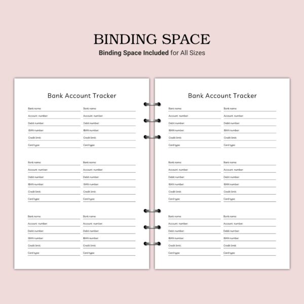 Printable Bank Account Tracker - Image 8
