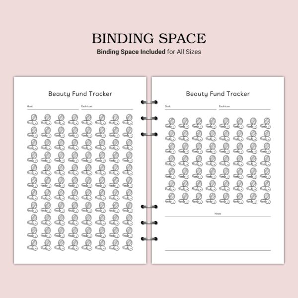 Printable Beauty Fund Tracker Template - Image 4