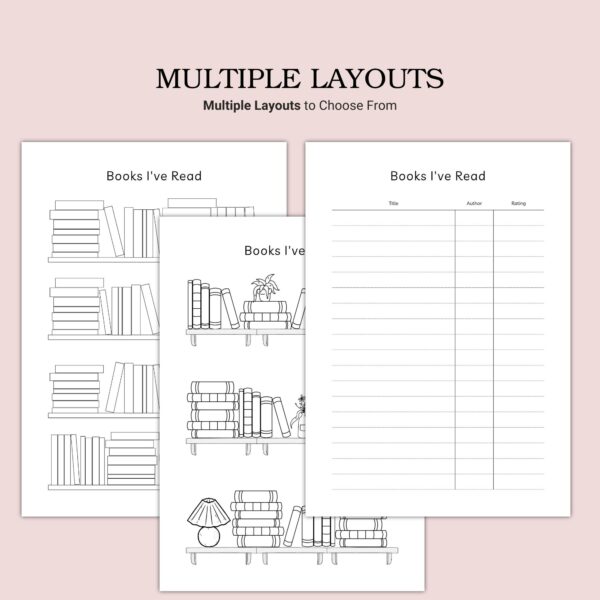 Printable Books I've Read Template - Image 3
