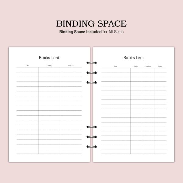 Printable Books Lent Template - Image 5