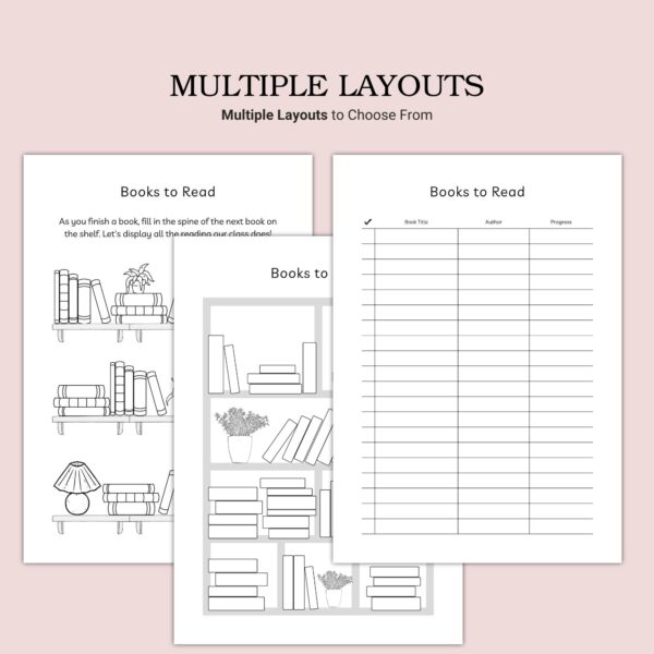 Printable Books to Read Template - Image 2