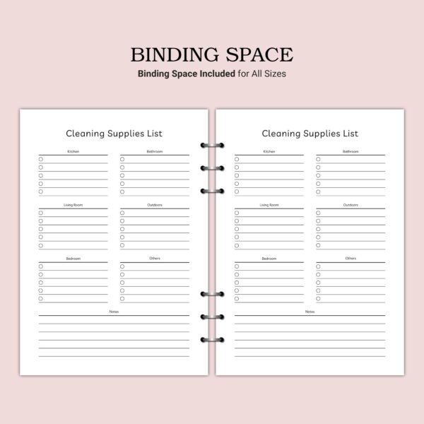 Printable Cleaning Supplies List Template - Image 4