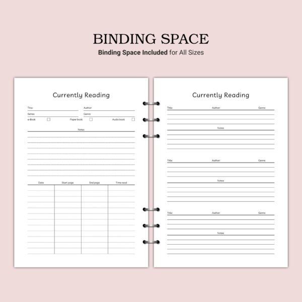 Printable Currently Reading Template - Image 4
