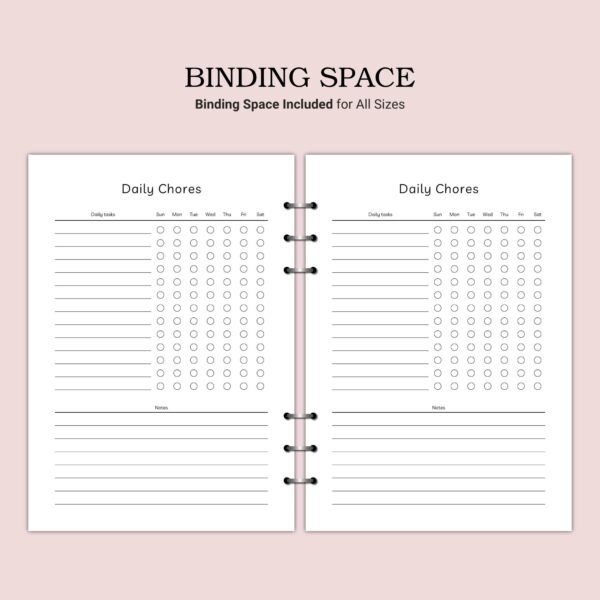 Printable Daily Chores Template - Image 3