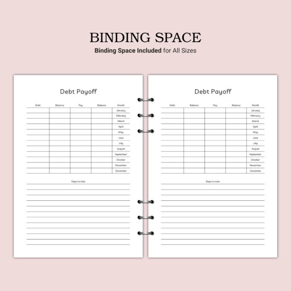 Printable Debt Payoff Template - Image 4