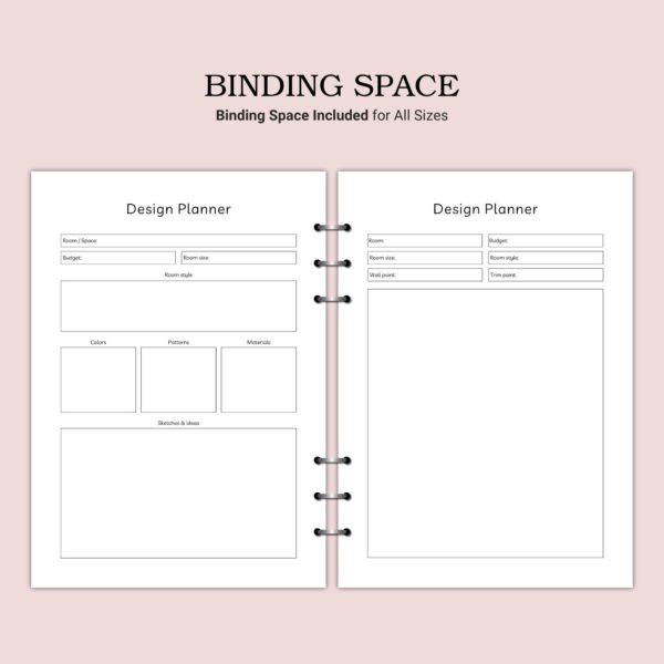 Printable Design Planner Template - Image 4