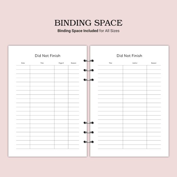 Printable Did Not Finish Template - Image 5