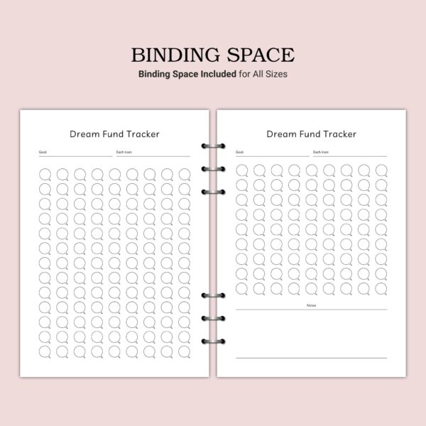 Printable Dream Fund Tracker Template - Image 4
