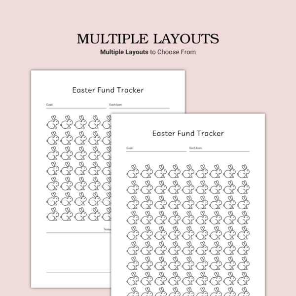Printable Easter Fund Tracker Template - Image 2