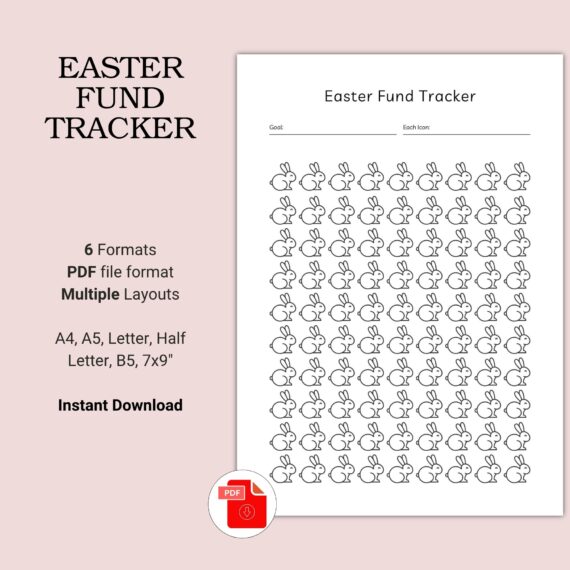 Printable Easter Fund Tracker Template