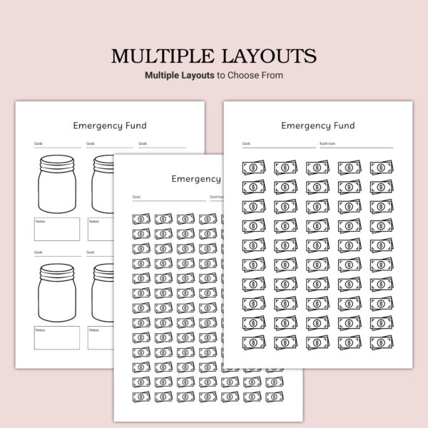 Printable Emergency Fund Template - Image 5