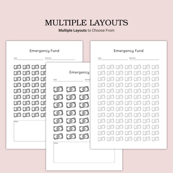 Printable Emergency Fund Template - Image 6