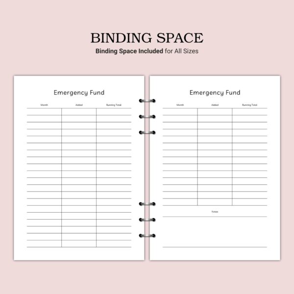 Printable Emergency Fund Template - Image 8