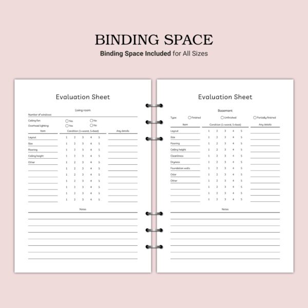 Printable Evaluation Sheet Template - Image 6