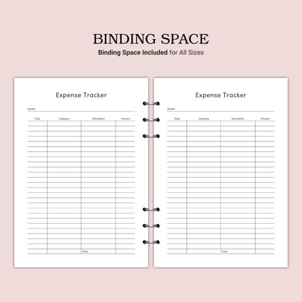 Printable Expense Tracker Template - Image 5