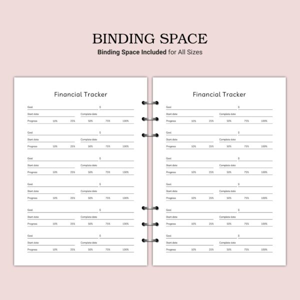 Printable Financial Tracker Template - Image 3