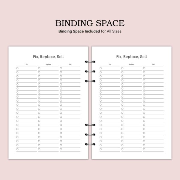 Printable Fix, Replace, Sell Template - Image 4