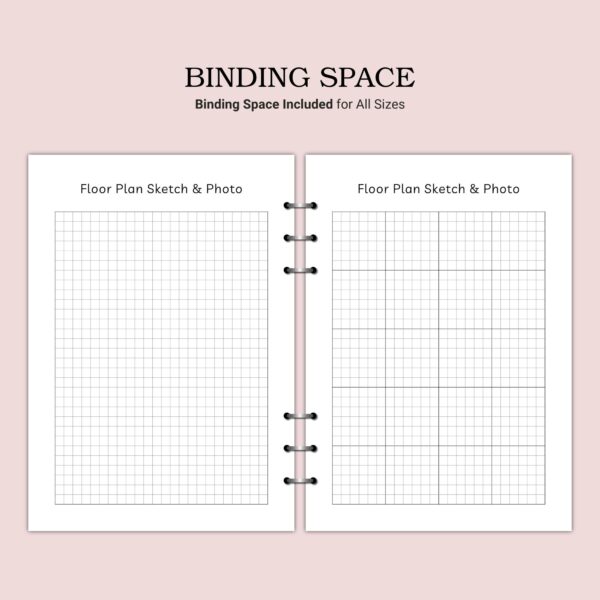 Printable Floor Plan Sketch & Photo Template - Image 4