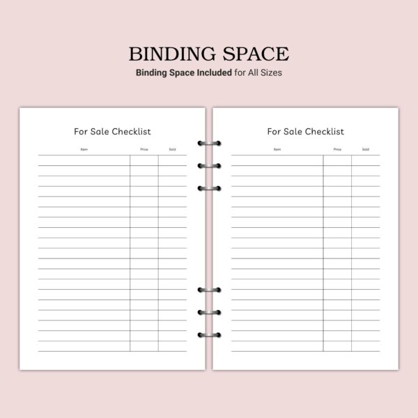 Printable For Sale Checklist Template - Image 3
