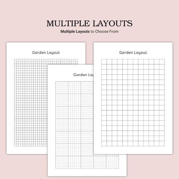 Printable Garden Layout Template - Image 2