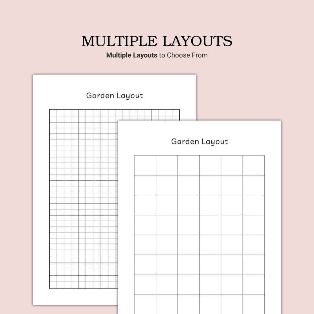 Printable Garden Layout Template