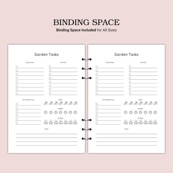 Printable Garden Tasks Template - Image 4