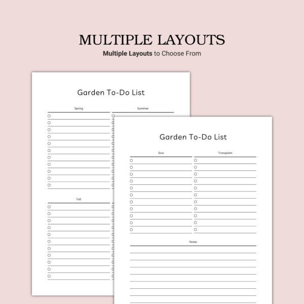 Printable Garden To-Do List Template - Image 4