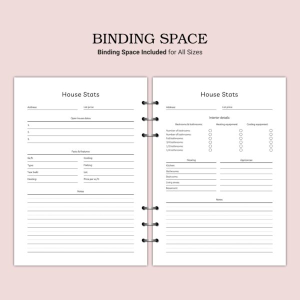 Printable House Stats Template - Image 6
