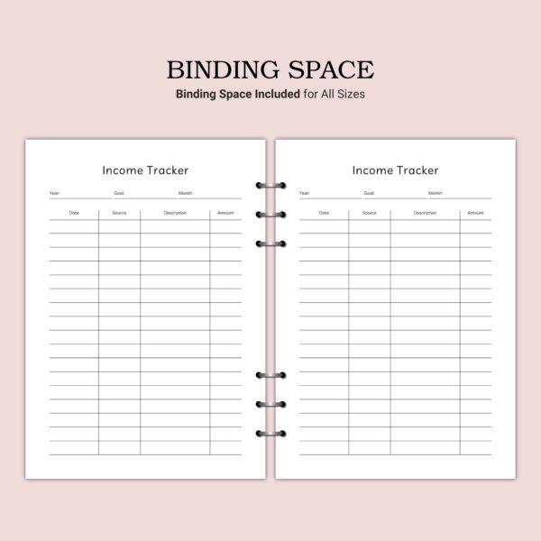 Printable Income Tracker Template - Image 5
