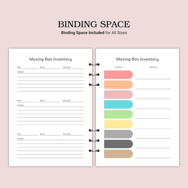 Printable Moving Box Inventory Template - Image 2
