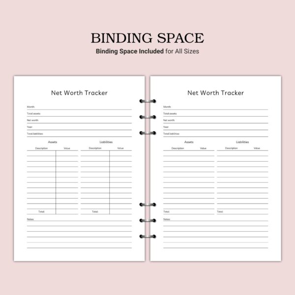 Printable Net Worth Tracker Template - Image 5