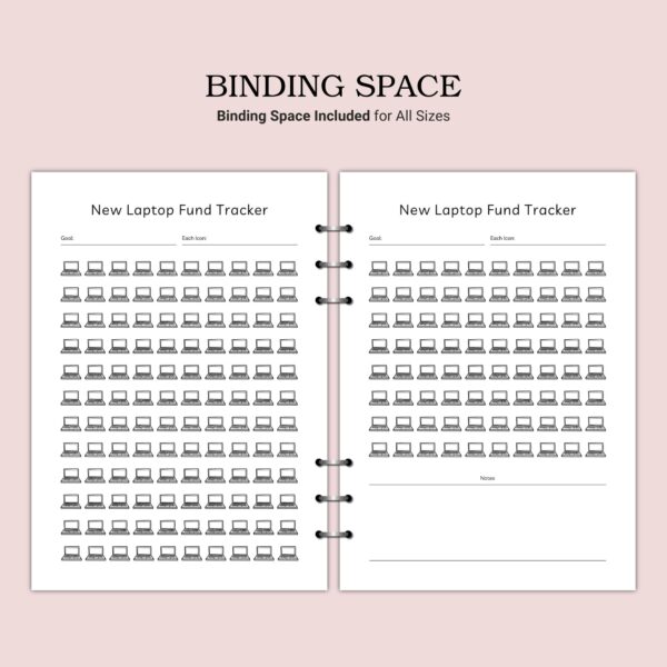 Printable New Laptop Fund Tracker Template - Image 4