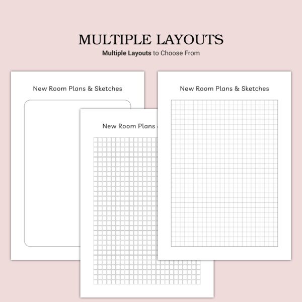 Printable New Room Plans & Sketches Template - Image 2