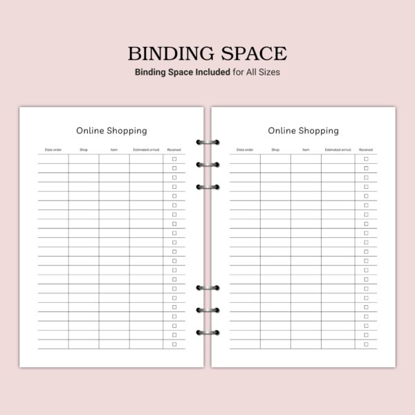 Printable Online Shopping Template - Image 3