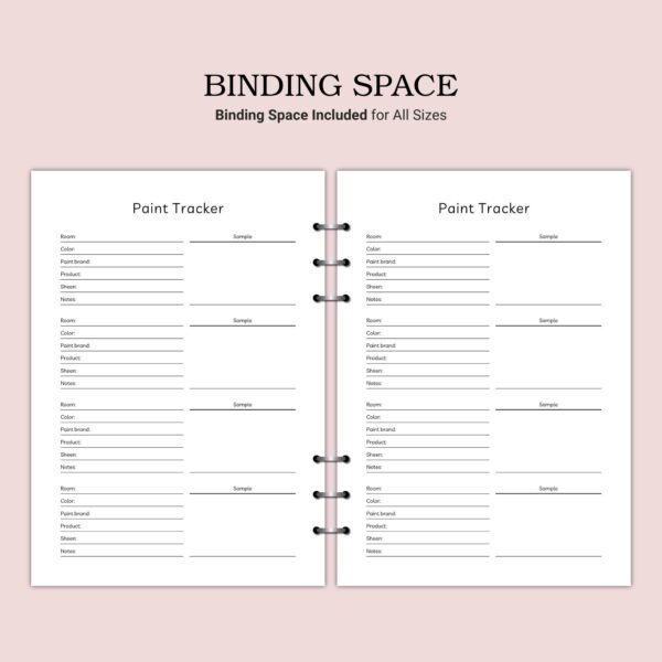 Printable Paint Tracker Template - Image 4