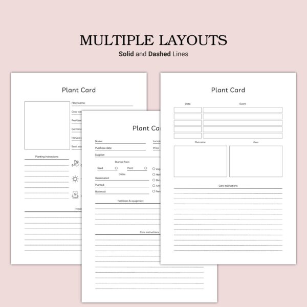 Printable Plant Card Template - Image 4