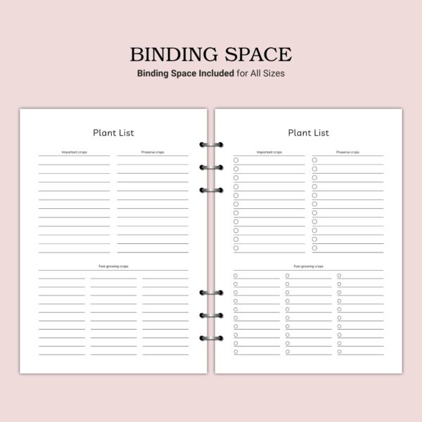 Printable Plant List Template - Image 4