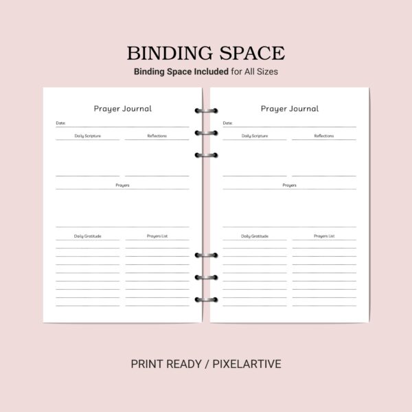 Printable Prayer Journal Template - Image 3