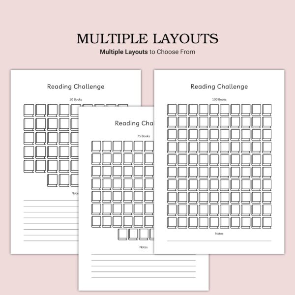 Printable Reading Challenge Template - Image 2