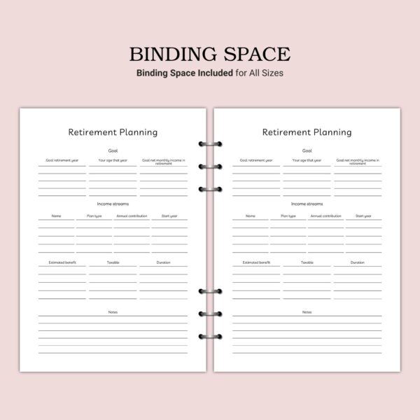 Printable Retirement Planning Template - Image 3