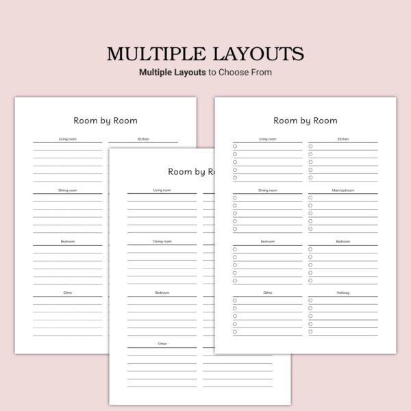 Printable Room by Room Template - Image 2