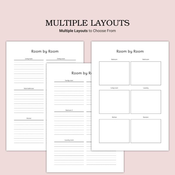 Printable Room by Room Template - Image 4
