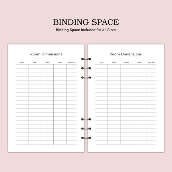 Printable Room Dimensions Template - Image 4