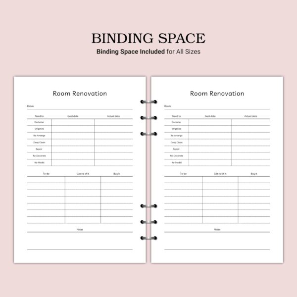 Printable Room Renovation Template - Image 3