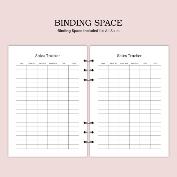 Printable Sales Tracker Template - Image 5